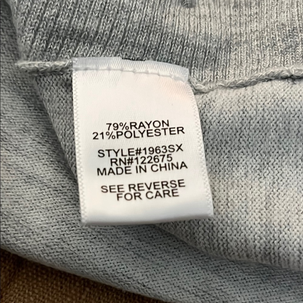 Light Gray Sweater with Button Accents - Picture 5 of 5
